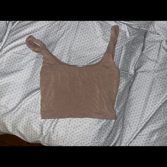 FN L nude crop top - Picture 1 of 1